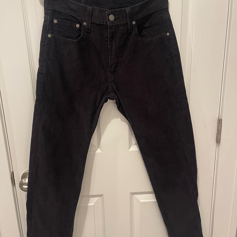 Levi's Men's Dark Black Skinny Jeans